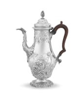 A George III silver hot water pot, Charles Wright, London, 1772