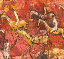Jack Lugg; Figures on Horseback