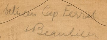 Cecil Rochfort D'Oyly-John; Between Cap Ferrat and Beaulieu