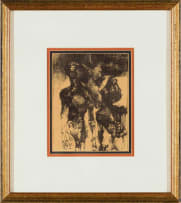 Ezrom Legae; Abstract Faces; Abstract Figures, two