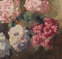 Frans Oerder; Hydrangeas and Other Flowers