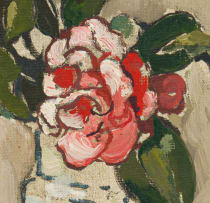Gregoire Boonzaier; Rooi and Wit Japonikas (Red and White Japonicas/Camellias)