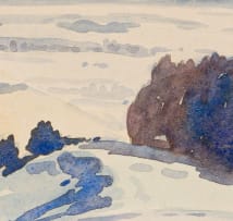 Jacob Hendrik Pierneef; Landscape in Blue