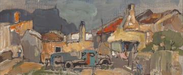 Gregoire Boonzaier; District Six with Blue Truck