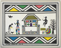 Esther Mahlangu; Feeding Time