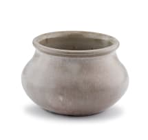 A Linn Ware mottled grey-and-aubergine-glazed bowl