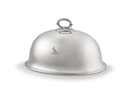 A Victorian silver-plated dome, Elkington & Co