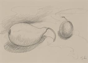 Maggie Laubser; Pear and Plum