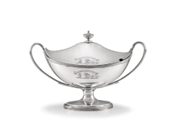 A George III silver two-handled tureen and cover, Henry Chawner, London, 1795