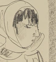 Irma Stern; Seated Woman in Headscarf