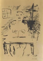 Irma Stern; From the Visions Portfolio (Figure at a Desk)
