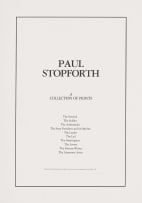 Paul Stopforth; A Collection of Prints, portfolio, ten