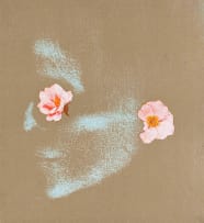 Judith Mason; Profile with Flowers