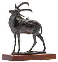 Arend Eloff; Sable Antelope with Tick Birds
