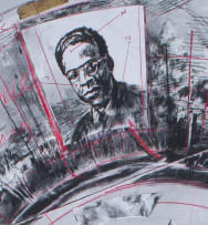 William Kentridge; Why Should I Hesitate: Putting Drawings to Work, Exhibition Poster