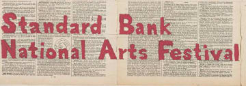William Kentridge; Standard Bank National Arts Festival, poster