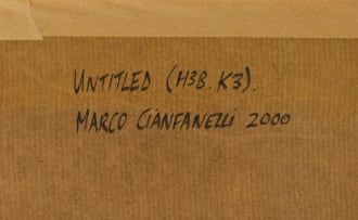 Marco Cianfanelli; Untitled (H3B.K3)