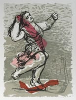 William Kentridge; Dancer in Red Sash