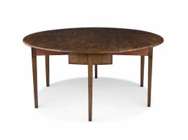 A George III mahogany drop-leaf dining table