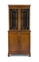 A George III style mahogany bookcase