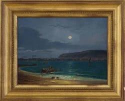 Charles J. Shrubsole; Night View – Durban Bay from the Victoria Embankment