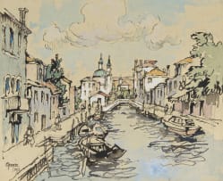 Gregoire Boonzaier; Grand Canal, Venice