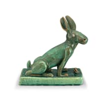 Nico Masemola; A green-glazed Hare