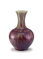 A Chinese flambé vase, late Qing Dynasty or later