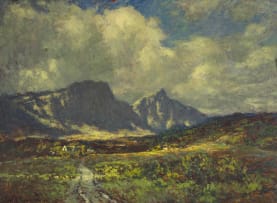 Edward Roworth; Cape Homestead and Devils Peak Beyond