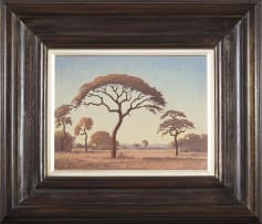 Jacob Hendrik Pierneef; Bushveld with Camelthorn Trees