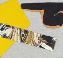 Zander Blom; Shapes in Yellow, Green and Browns