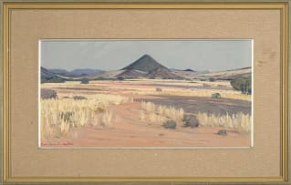 Piet van Heerden; Landscape with Hill
