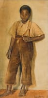 Frans Oerder; Portrait of a Native Boy