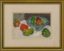 Gregoire Boonzaier; Red and Green Peppers