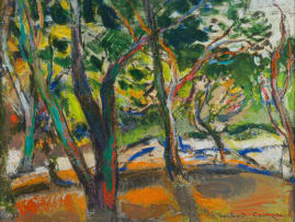 Herbert Coetzee; Landscape with Trees