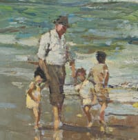 Errol Boyley; Figures on the Beach