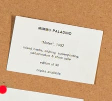 Mimmo Paladino; Mater
