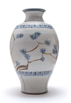 David Schlapobersky and Felicity Potter; Large Blue and White Vase