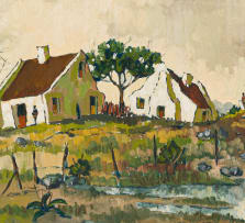 Mel Brigg; Cape Village Scene