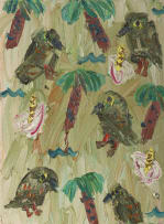 Georgina Gratrix; Anthuriums, Palms and Parrots