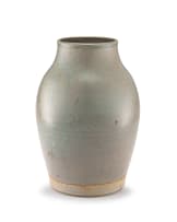 A celadon-glazed stoneware vessel, Ian Calder (1955-), 1992