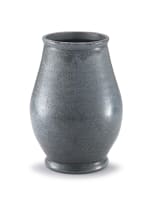 A grey-glazed earthenware vase, Hilda Ditchburn, 1942