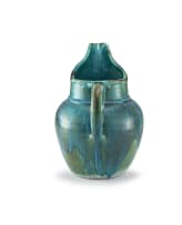 A Ceramic Studio green and turquoise-glazed jug, 1939