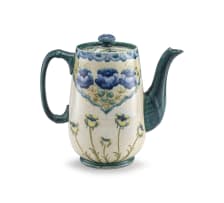 A James MacIntyre & Co ‘Florian ware’ coffee pot, 1895-1900