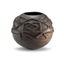 A burnished fired clay ukhamba, Azolina MaMncube Ngema (1936-2015), 1980s