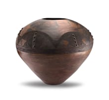 A burnished fired clay ukhamba, Shongaziphi Magwaza