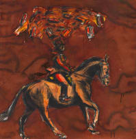 Senzo Shabangu; Horse and Rider