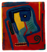 Norman Catherine; Head (Blue and Red)