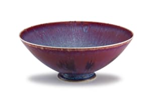 A Swedish Gustavsberg flambé-glazed stoneware bowl, Sven Wejsfelt (1930-2009), 1992