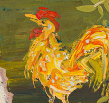 Walter Battiss; Woman with a Chicken